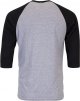 Adult Heavy Cotton 3/4 Raglan T-Shirt, 2-Pack
