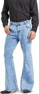 Men's Relaxed Vintage  Bell Bottom Pants Stretch Comfort Flared Retro Leg Disco Denim Jeans